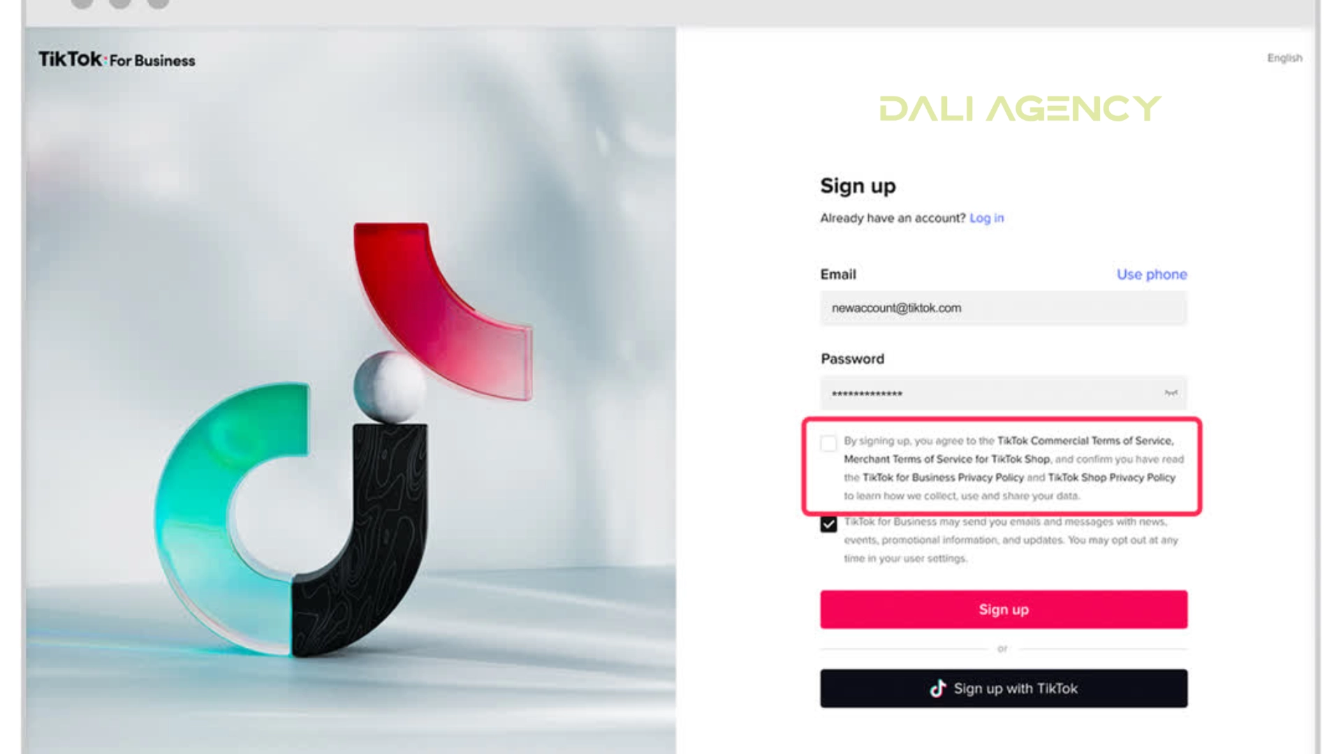 Set up a TikTok Ads Manager account